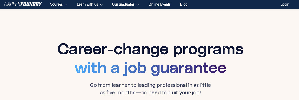 CareerFoundry - Best Free Coding Bootcamps