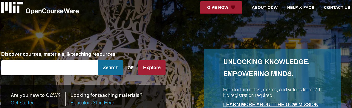 MIT OpenCourseWare - Best Free Coding Bootcamps