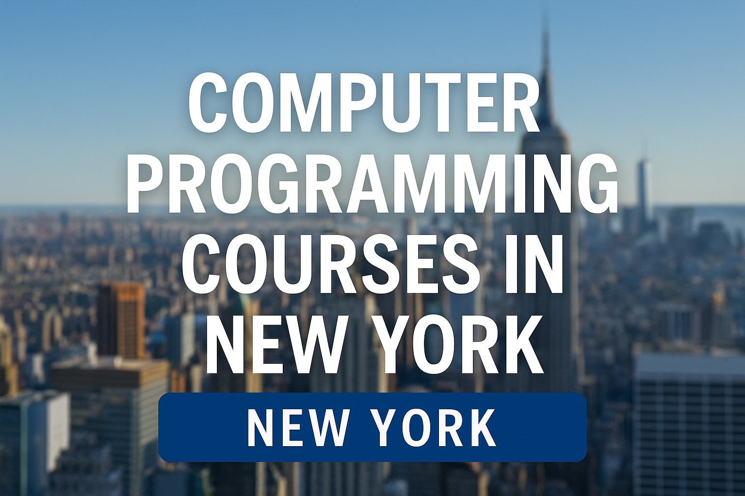 Best Computer Programming Courses in New York City
